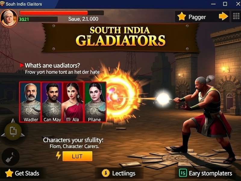 South India Gladiators download and installation process